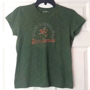 4/$15 💗 Size S Miami Hurricanes Faded T-Shirt